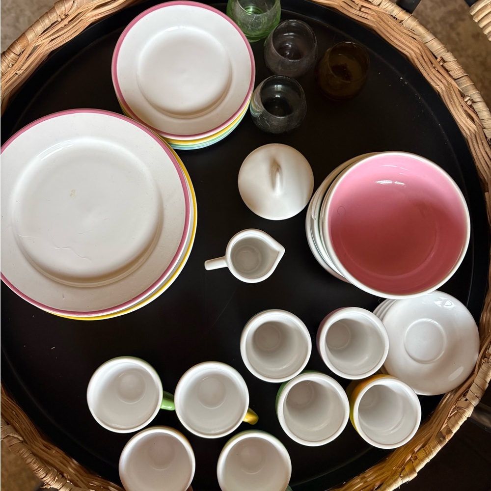 Colorful Ceramic Dinnerware Set